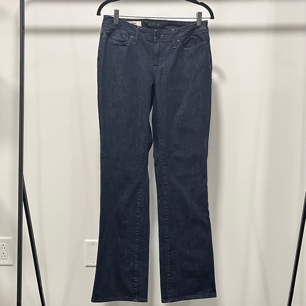 Banana Republic Women's Deep Indigo Boot Cut Jeans